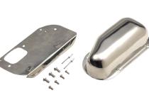 Jeep CJ Wiper Motor Cover 76-86 CJ Polished Silver Kentrol