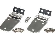 Jeep TJ Hood Hinge Pair 97-06 Wrangler TJ Polished Silver Kentrol