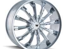 Cast Aluminum Wheels Fusion 341 CH 24x9.5 Chrome 5 On 115/5 On 120 Bolt Pattern 18 Offset Mazzi Wheels