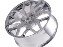 Cast Aluminum Wheels Profile 367 CH 24x9.5 Chrome 6 On 135/6 On 139.7 Bolt Pattern 30 Offset Mazzi Wheels