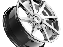 Cast Aluminum Wheels Kickstand 369 CH 24x9.5 Chrome 6 On 135/6 On 139.7 Bolt Pattern 30 Offset Mazzi Wheels