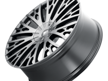 Cast Aluminum Wheels Twist Tie 373 20x8.5 Machined-Dark Tint Matte Black 5 On 108/5 On 114.3 Bolt Pattern 35 Offset Mazzi Wheels