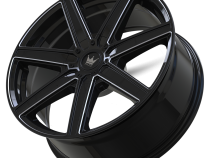 Cast Aluminum Wheels Laguna 376 GBM 20x8 Milled Gloss Black 5 On 108 Bolt Pattern 35 Offset Mazzi Wheels