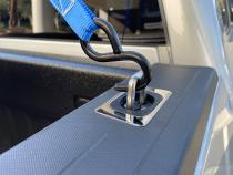 Gunmetal Flush Fit Retractable Tie-Down Anchors 2014 + Silverado/Sierra 1500/2500/3500 Bullring