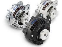Alternator 110 AMP Chrysler/Mopar 1-Wire Style V-Belt Pulley Black Crinkle Proform