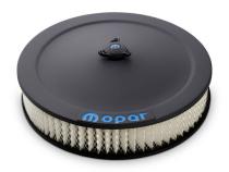 Air Cleaner Kit 14 Inch Diameter Black Crinkle Blue MOPAR Emblem Proform