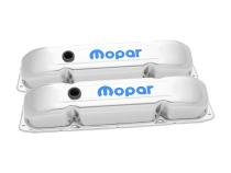 Engine Valve Covers Steel Chrome Mopar Emblem Fits B/RB/Big Block Engines Proform