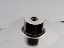 Air Cleaner Kit 14 Inch Diameter Aluminum Black Crinkle Raised and Machined MOPAR Emblem Proform