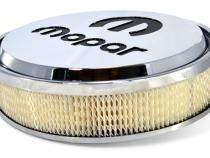 Air Cleaner Kit 14 Inch Diameter Aluminum Polished Recessed Black MOPAR Emblem Proform