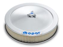 Carburetor Air Cleaner Kit 14 Inch Diameter Blue MOPAR Emblem Chrome Proform