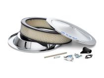 Carburetor Air Cleaner Kit 14 Inch Diameter Blue MOPAR Emblem Chrome Proform