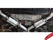 Infiniti Q60 3.0t Cat-Back Exhaust System Carbon Tips 17-21 Infiniti Q60 3.0t Stillen