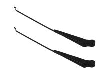 Jeep CJ Windshield Wiper Arms Pair 68-86 CJ Powdercoat Black Kentrol
