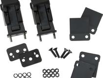 Jeep CJ/YJ Hood Catch Pair TJ Style 42-95 CJ and Wrangler YJ Powdercoat Black Kentrol