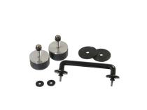 Jeep JK Hood Kit Without Hood Catch 07-18 Wrangler JK Powdercoat Black Kentrol