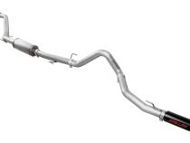 24-Present Toyota Tacoma Rear Exit Cat Back Exhaust with Black Tip Stillen