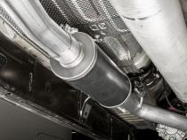 24-Present Toyota Tacoma Rear Exit Cat Back Exhaust with Black Tip Stillen