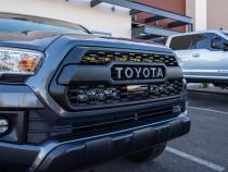 16-23 Tacoma Behind The Grille Dual 10 Inch LED Light Bar Mount SDHQ Offroad