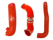 High Flow Intake &amp;amp; Intercooler Hose Kit Fits all R55 - R59 S Turbo Cars N14 Only Red M7 Speed
