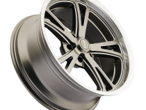 Ridler Wheels Aluminum Wheels 606 GY 20x8.5 Grey Milled Spokes-Diamond Lip 5 On 114.3 Bolt Pattern 0 Offset