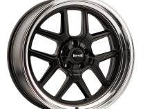 Ridler Wheels Aluminum Wheels 610 MB 20x8.5 Matte Black Polished Lip 5 On 114.3 Bolt Pattern Offset