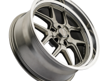 Ridler Wheels Aluminum Wheels 610 G 17x8 Grey Polished Lip 5 On 114.3 Bolt Pattern Offset