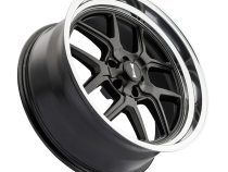 Ridler Wheels Aluminum Wheels 610 MB 17x8 Matte Black Polished Lip 5 On 114.3 Bolt Pattern Offset