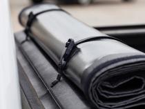 09-18 Ram Tonneau Cover Truck Bed Topper Soft Roll Up 5 Foot 7 Inch Bed Without Rambox Black Leer