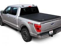 05-15 Toyota Tacoma Tonneau Cover Truck Bed Topper Soft Roll Up 6 Foot 5 Inch With Track Black Leer