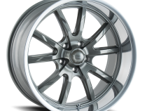 Ridler Wheels Aluminum Wheels 650 GY 22x9.5 Grey Polished Lip 5 On 114.3 Bolt Pattern 18 Offset