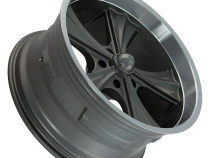Ridler Wheels Aluminum Wheels 651 GY 20x10 Grey Machined Lip 5 On 127 Bolt Pattern 0 Offset