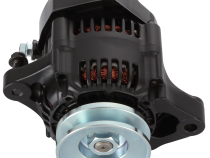 Mini Alternator 50+ AMP 1-Wire Style V-Belt Pulley Black Crinkle Finish Proform