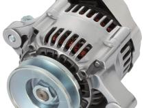 Mini Alternator 50+ AMP 1-Wire Style V-Belt Pulley Polished Finish Proform