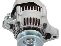 Mini Alternator 50+ AMP 1-Wire Style V-Belt Pulley Polished Finish Proform