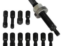 Harmonic Balancer Installation Tool Kit Fits GM, Ford, Mopar, and Metric Cranks Steel Proform