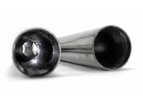 Mustang Resonator Pipe 15-Pres Ford Mustang GT 5.0 Delete X Stainless 2.5 Inch J&amp;amp;M Products