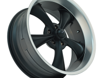 Ridler Wheels Aluminum Wheels 695 MB 18x9.5 Matte Black Machined Lip 5 On 114.3 Bolt Pattern 6 Offset