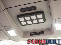 18-19 GM 1500 2018-2020 GM 2500/3500 Switch Pros 9100 Overhead Keypad Mount W/O Sunroof W/O Power Sliding Rear Window With Garage Door Opener Shale Color Panel SDHQ Offroad