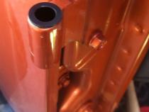 Jeep JK Door Hinge Liners 4 Door 07-18 Wrangler JK Textured Black Kentrol