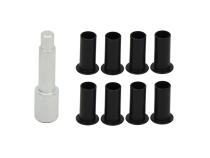 Jeep JK Door Hinge Liners 4 Door 07-18 Wrangler JK Textured Black Kentrol