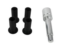 Jeep CJ/YJ/TJ Door Hinge Liner CJ, YJ, TJ Textured Black Kentrol