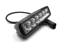 6.0 Inch LED Light Bar 18W Flood DT Harness 79900 2,880 Lumens Each Southern Truck Lifts