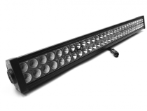 40.0 Inch LED Light Bar Chrome Series Double Row Straight Combo Flood/Beam 240W DT Harness 21,600 Lumens Southern Truck Lifts