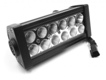 6.0 Inch LED Light Bar Chrome Series Double Row Straight Combo Flood/Beam 36W DT Harness 3,240 Lumens Southern Truck Lifts
