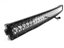 30.0 Inch LED Light Bar Double Row Curved Chrome Series Combo Flood/Beam 180W DT Harness 16,200 Lumens Southern Truck Lifts