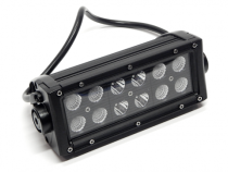 7.5 Inch LED Light Bar Black Series Double Row Straight Combo Flood/Beam 36W DT Harness 3,240 Lumens Southern Truck Lifts