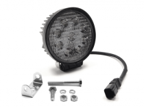 4.5 Inch 27W Round LED Light Flood DT Harness 79900 2,160 Lumens Each Southern Truck Lifts