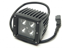 3.0 X 3.0 Inch 16W Cube LED Light Flood 1,440 Lumens Each Black Series Southern Truck Lifts