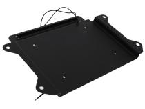 Jeep JK BackSide License Plate Mount with LED's 07-09 Wrangler JK Textured Black Kentrol