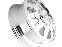 Mayhem Dually Wheels Challenger 8181 PO 22x8.25 Front Dually Polished 169 Off Set 10 Lug 11.28 BSM 170.1 Bore Cast Aluminum